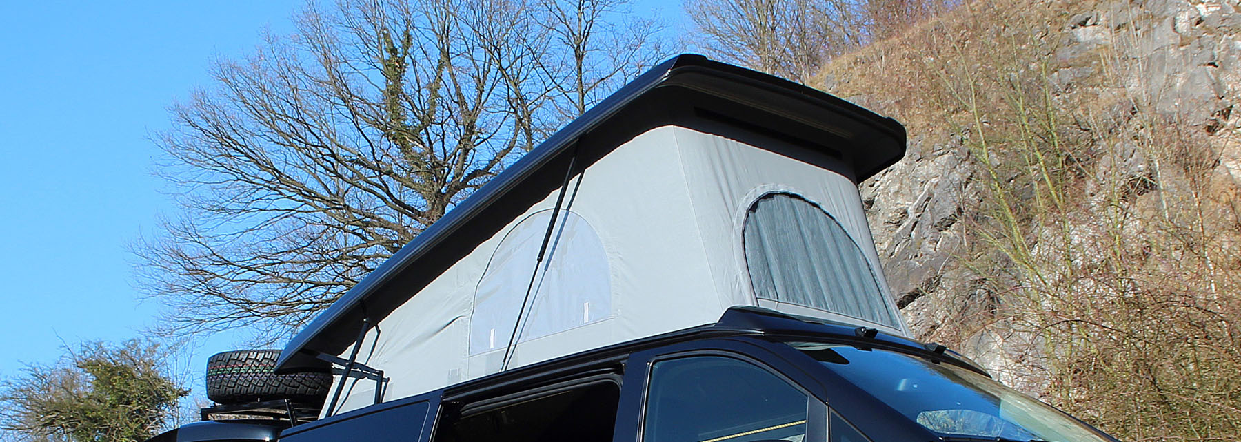 Flaches Aufstelldach